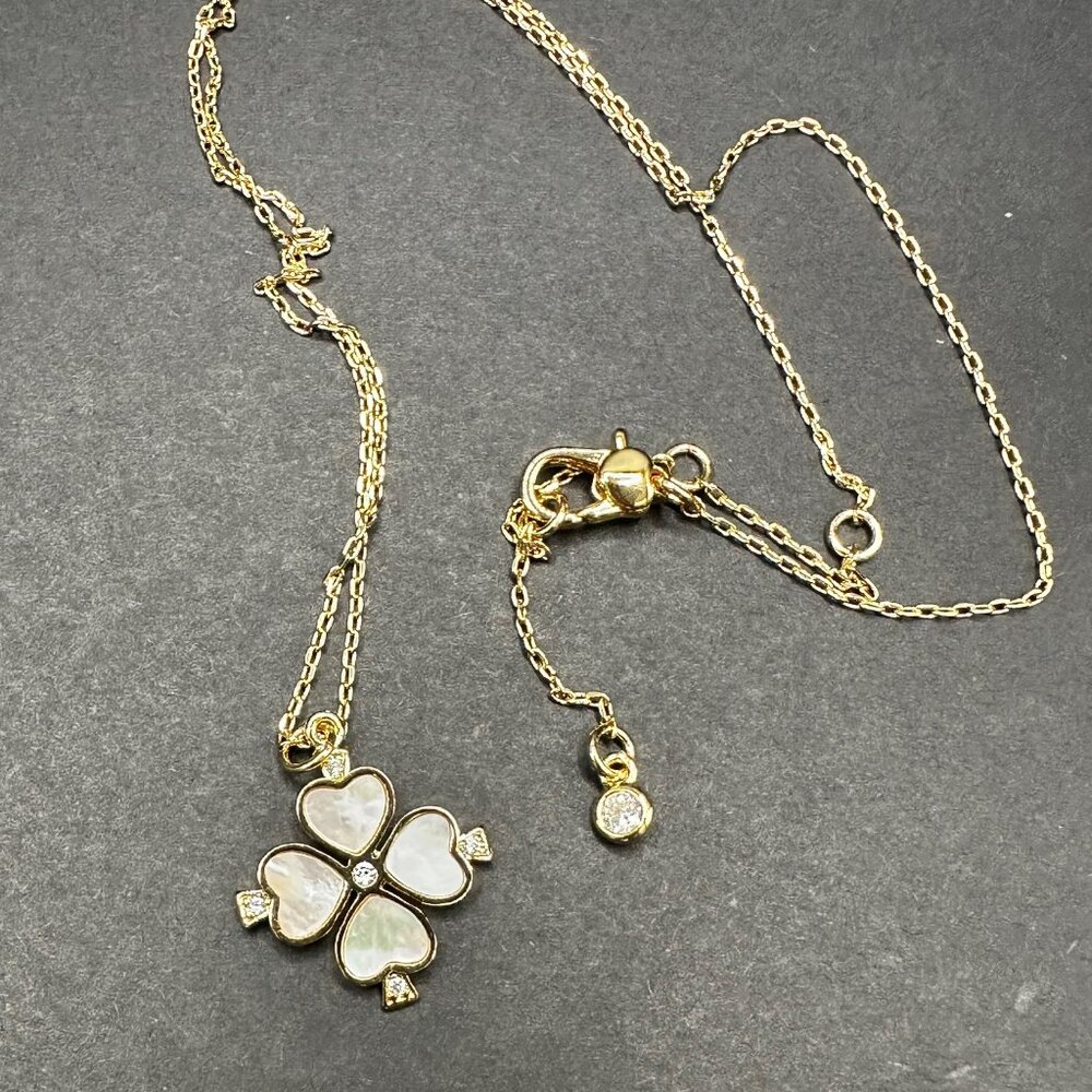 kate spade Legacy Logo Stud Necklace